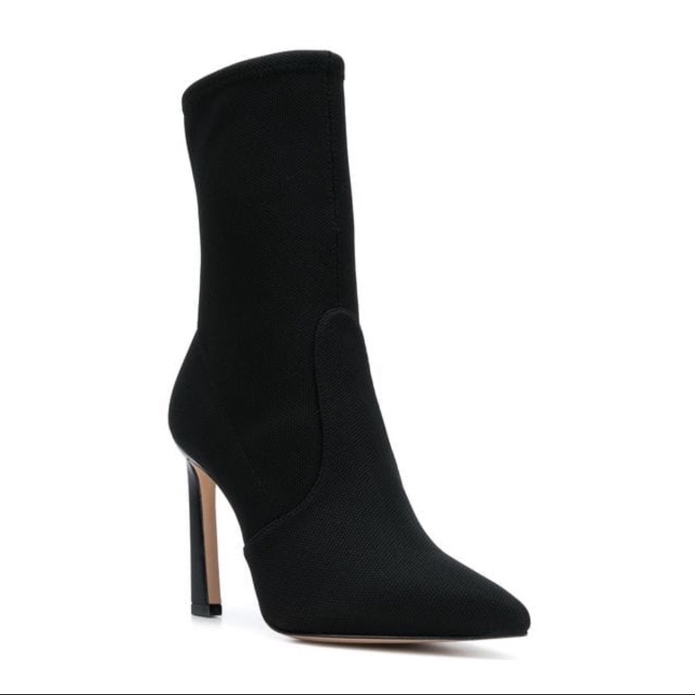 SOLD NWOT LAST SZ 7.5 Stuart Weitzman Sock Booties - Picture 3 of 6